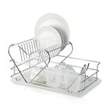 Tekno-Tel 32x49x25 cm Dikdörtgen 2 Katlı Metal Tabaklık