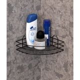 Tekno-tel Banyo Köşe Rafı Siyah Bk001