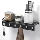 Tekno-Tel Duvara Monte Kancalı Çok Amaçlı Metal Raf (3'Li Paket)