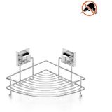 Tekno Tel Ef-250 Yapışkanlı Tek Katlı Köşelik Banyo Rafı Krom