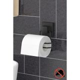 Tekno-Tel EF271 Easyfıx Yapışkanlı Tuvalet Kağıtlık Mat Siyah