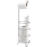 Tekno-tel Krom Ayaklı Yedekli Tuvalet Kağıtlığı Modern Stil ve Estetik Tasarım