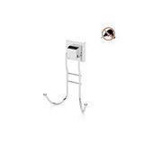 Tekno-Tel Tekno Tel Ef-236 Yapışkanlı Banyo 2 Li Askı Bornozluk Krom Çok Renkli