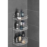 Tekno-tel Teknotel Banyo Düzenleyici Şampuanlık Sabunluk 3 Katlı Yapışkanlı Banyo Duş Rafı Beyaz St009