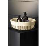 Tekno-tel TEKNOTEL METAL ORGANİZER BEZLİ SEPET MUTFAK BANYO DÜZENLEYİCİ MAT SİYAH EG528