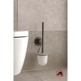 Tekno-tel Teknotel Vakumlu, Yapışkanlı Tuvalet Fırçası Mat Siyah DM095