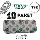 TEKNO TERMAL POS RULOSU 56X14M 10 PAKET 100'Lİ
