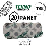 TEKNO TERMAL POS RULOSU 56X14M 20 PAKET 200'Lİ