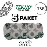 TEKNO TERMAL POS RULOSU 56X14M 5 PAKET 50'Lİ