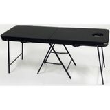 Tekno Trust 180 cm Çanta Tipi Masaj Yatağı ( Masası ) Katlanabilir Çanta Tipi 60 - 75 cm Siyah 71 - 80 cm 150 K