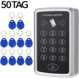 Tekno Trust 2 Yıl Şifreli ve Kartlı Geçiş Sistemi-Rfıd Şifreli Kapı Kilidi-Kartlı Geçiş -50 Adet Proximity Anah
