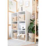 Tekno Trust 25 x 25 2'li Set Jüt Dolap Içi Organizer Takı, Makyaj, Banyo, Ofis Düzenleyici Saklama Kutusu Kumaş - Kahverengi - 0