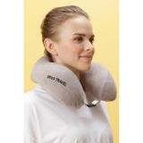 Tekno Trust 28 x 30 Comfort Ortopedik Seyahat Yastığı Visco Boyun Destekli Seyahat Yastığı Gri | L Beden - Ergo - 10 x 30 cm