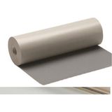 Tekno Trust 48 cm x 1 M - Açık Gri Kumaş Desenli Çekmece Içi Kaydırmaz Halı , Dolap Içi Raf Örtüsü - Ahşap Rengi