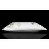 Tekno Trust 650 + gr Bambu Kılıflı Ortopedik Visco Yastık Çift Taraflı Bambu Fermuarlı Dış Kılıfı 30 Dereceye K - 10 x 30 cm - Beyaz