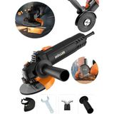 Tekno Trust Alman Technology 4500 Watt Çelik Şanzuman Bakır Sargılı Avuç Içi Taşlama ve Demir Kesme Makinesi