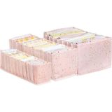 Tekno Trust Baby Çok Amaçlı Akordeon Organize Kız Bebek Odası (3lü Set) Çekmece Düzenleyici - Ahşap Rengi