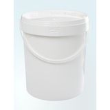 Tekno Trust Banyo Plastik Kova 20 Lt (5 Adet) Kova Hobi Boya Gıda Yoğurt Kovası Beyaz Plastik Beyaz 10 x 15 2