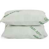 Tekno Trust Beyaz Aloe Vera Yastık 50X70 Visco Yastık Ortopedik (2 Adet) - 10 x 30 cm
