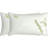 Tekno Trust Beyaz Ortopedik Bambu Yastık Boncuk Elyaf 50 x 70 Bambu - 10 x 30 cm