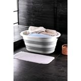 Tekno Trust Beyaz Vera Bath Katlanır Çamaşır Selesi | Çamaşır Sepeti Plastik 20-49 L 40 x 50 Type 0