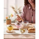 Tekno Trust Çerezlik 530216 Bouquet 6 Lı Cam Kase Cam 100 - 249 cc 6 Parça - Altın