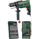 Tekno Trust Darbeli Matkap 600 Watt 13MM + 15 Parça Matkap Ucu Vidalama Ucu + 25 Parça Vidalama Ucu Seti