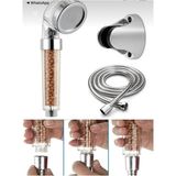 Tekno Trust Duş Başlığı Yeni Filtreli Kireç Önleyici Boncuklu U Mafsal Hortum Duş Set
