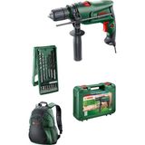 Tekno Trust Easyımpact 600 13 mm 600 W Darbeli Matkap+Sırt Çantası 15 Parçalı Mini X-Line Seti