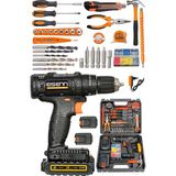 Tekno Trust Germany Rainn 88 VF 12 Ah Darbeli Metal Şanzıman Akülü Vidalama 100 Parça Matkap