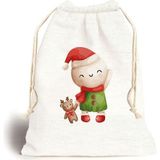 Tekno Trust Gnome Oyuncak Figürlü Kanvas Oyuncak ve Çamaşır Saklama Torbası 20X30CM Ebat - 20 x 30 cm - Acorn