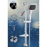 Tekno Trust Kare Sürgülü Duş Takımı Seti Duş Hortumu ve Duş Başlığı Banyo Seti