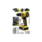 Tekno Trust Li-Ion Akülü Vidalamalar Japon Technology 58V 8AH T-7 Darbeli Metal Şanzıman Şarjlı Çift Akülü Vida