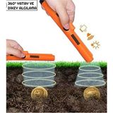 Tekno Trust Metal Dedektörü Gmn-Pointer Altın Metal Eski Para Dedektörü Hazine Avcısı Taşıma Çantası + Pil - 0