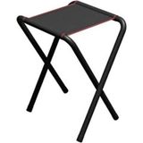 Tekno Trust Metal Katlanabilir Kamp Taburesi Tekli Tek Kişilik Siyah Şık 90 gr Katlanabilir