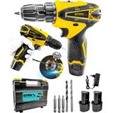 Tekno Trust Multi Speed BL1244M 24 V Çift Akülü Şarjlı Vidalama Matkap Seti+5 Adet Titanyum Uç