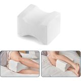 Tekno Trust Pamuklu Ortopedik Yastıkk Bacak Arası Yastıkk Hamile Yastığı Bacak Destek Minderi Medikal Yastıkk Beya - 10 x 30 cm - Beyaz