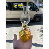 Tekno Trust Pilsiz Kullanım Dekoratif Nostaljik Küçük Boy Gaz Lambası Sarı Solar Ultra Hafif