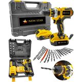 Tekno Trust Pro XXC-Line 36 W 5 Ah Darbesiz Vidalama Şarjlı 27 Parça Matkap