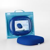 Tekno Trust Smith Visco Konforlu ve Rahatlatıcı Oturma Simidi Yastık, Ortopedik, 45 x 44 x 8, Lacivert - 10 x 30 cm - 10 x 43 cm