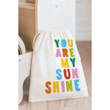 Tekno Trust Sunshine Baskılı Oyuncak Çamaşır Saklama Torbası Isimli Çok Amaçlı Çanta 20X30CM Ebat - 20 x 30 cm - Acorn