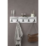 Tekno Trust Suntalam Askılık Duvar Elbise Askılığı Portmanto 80 cm Beyaz Duvara Monte Beyaz 18 cm 80 cm