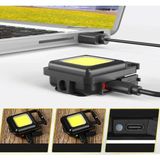 Tekno Trust Usb’li Şarj Edilebilir LED Anahtarlık El Feneri Şişe Açacağı Mıknatıslı Cep Boy Parlak El Feneri - Siyah