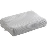 Tekno Trust Visko Alto Ortopedik Visco Boyun Destekli Ergonomik Yastık Beyaz Pamuklu 60 x 40 - 10 x 30 cm