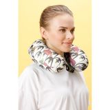 Tekno Trust Visko Colorful Ortopedik Seyahat Yastığı Visco Boyun Yastığı - Penguen/l Beyaz 30 x 40 Polyester - 10 x 30 cm