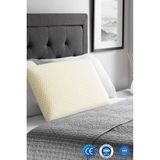 Tekno Trust Visko Ortopedik Visco Yastık Lavanta Terapi Visco Yastık 60X40X15 cm 650 + gr Antiyel Pamukl - 10 x 30 cm - Beyaz