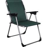 Tekno Trust Yeşil Lüks Katlanır Kamp ve Piknik Sandalye 4,5 - 6 kg Tek Kişilik Tekli Katlanabilir Metal