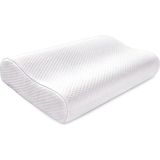 Tekno Trust Yüzde Yüz Pamuk Ipekçe Ortopedik Visco Yastık 40*60*12CM 650 + gr Hava Geçirgen Beyaz 30 Derecede - 10 x 30 cm
