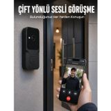 tekno Wi-Fi Bağlantılı Akıllı Kapı Zili Telefon Kontrollü HD Güvenlik Sistemi 2026