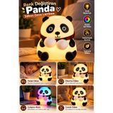 tekno Yatak Odası Çocuk Odası İçin Renk Değiştiren Panda Silikon Gece Lambası 2026